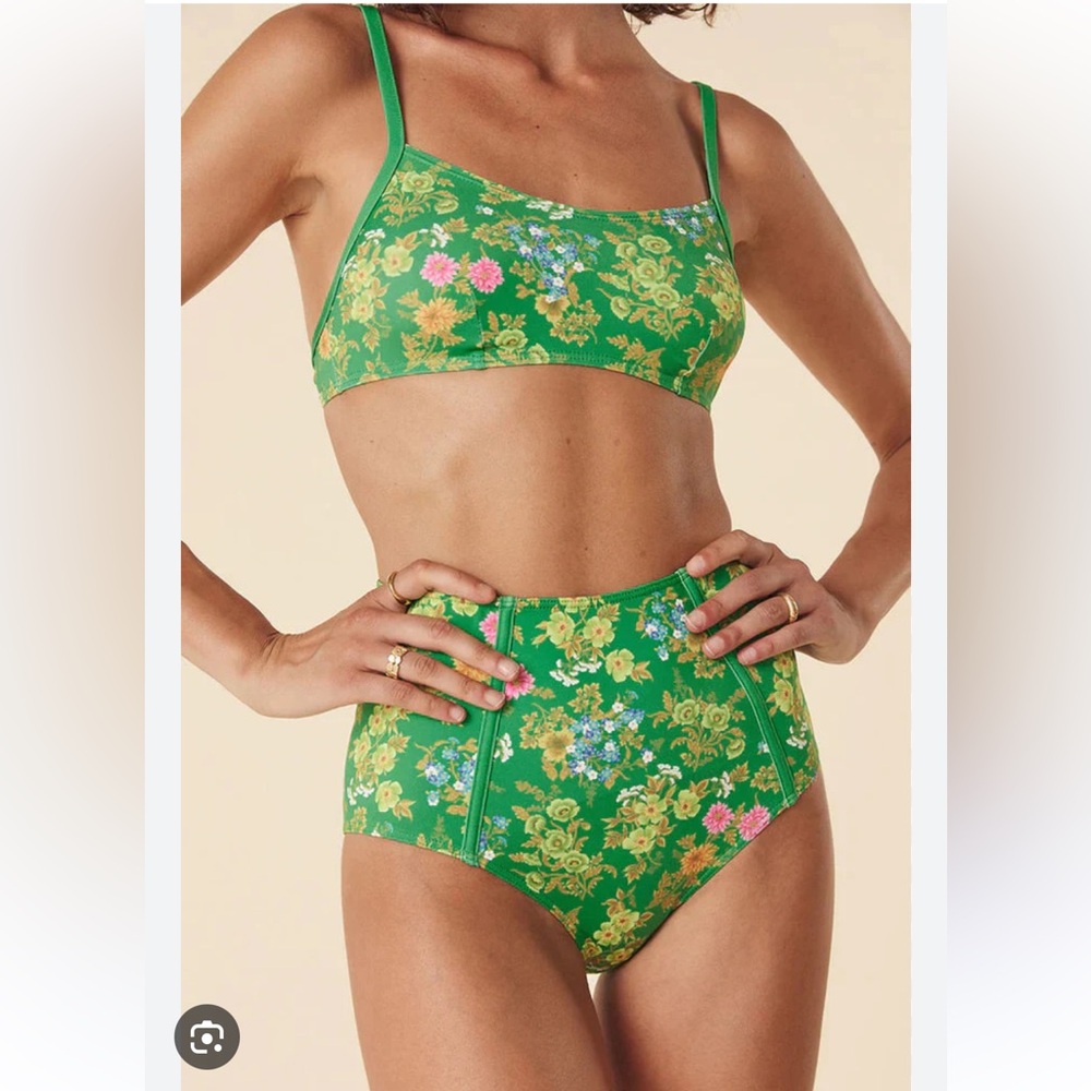 NWT Spell Flora Scoop Bralette in Citrus Crush - Picture 3 of 11